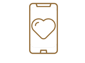 Logo of a phone with a heart, Employee Assistance Program at the top.